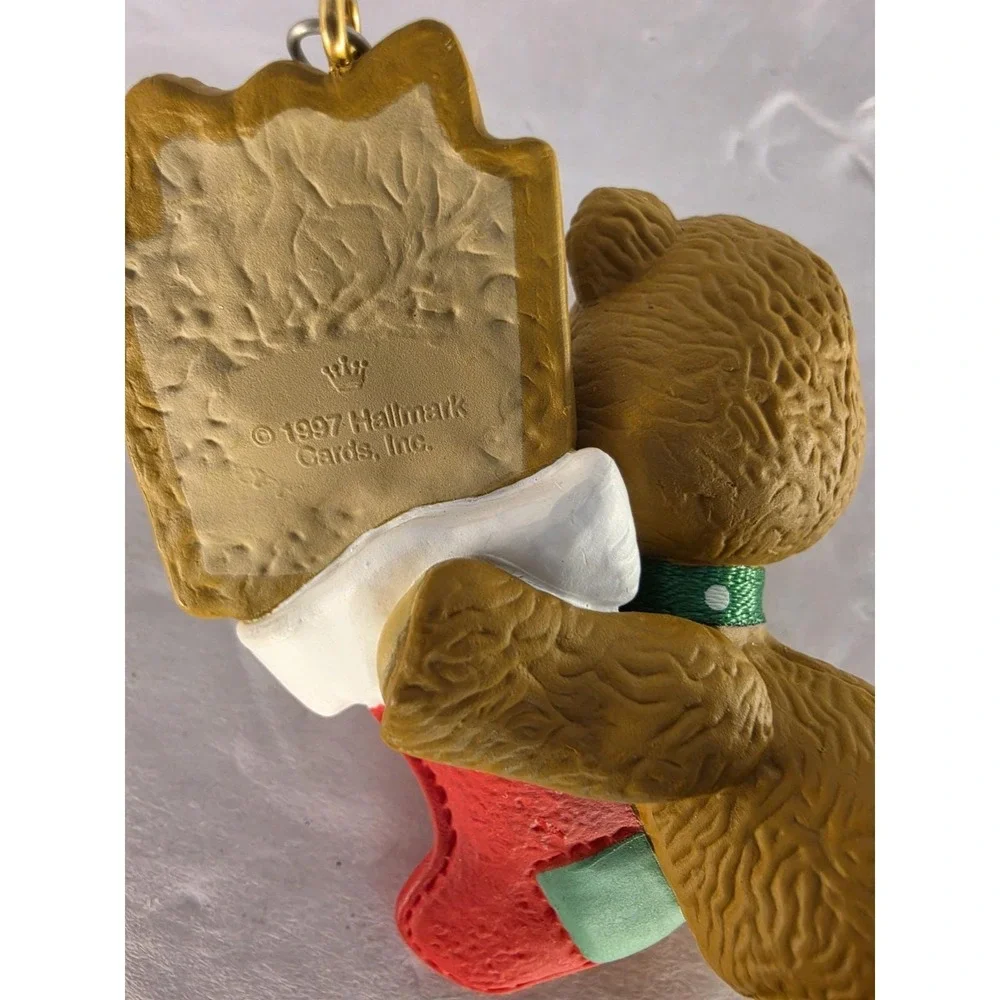 Hallmark Keepsake Child's Fifth Christmas Ornament 2000 Teddy Bear w/ Box